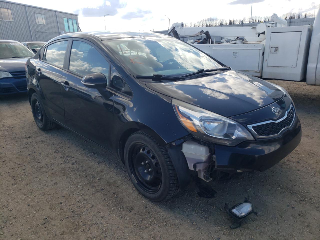 KIA RIO EX 2014 with VIN KNADN4A35E6366847 - Photo from auction