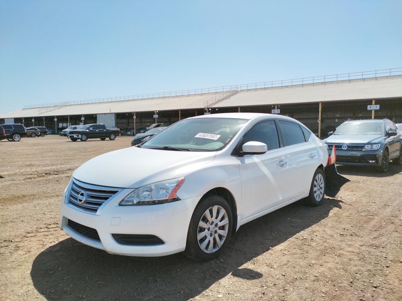Photo 2 from auction – 2015 NISSAN SENTRA S with VIN 3N1AB7AP9FL689201