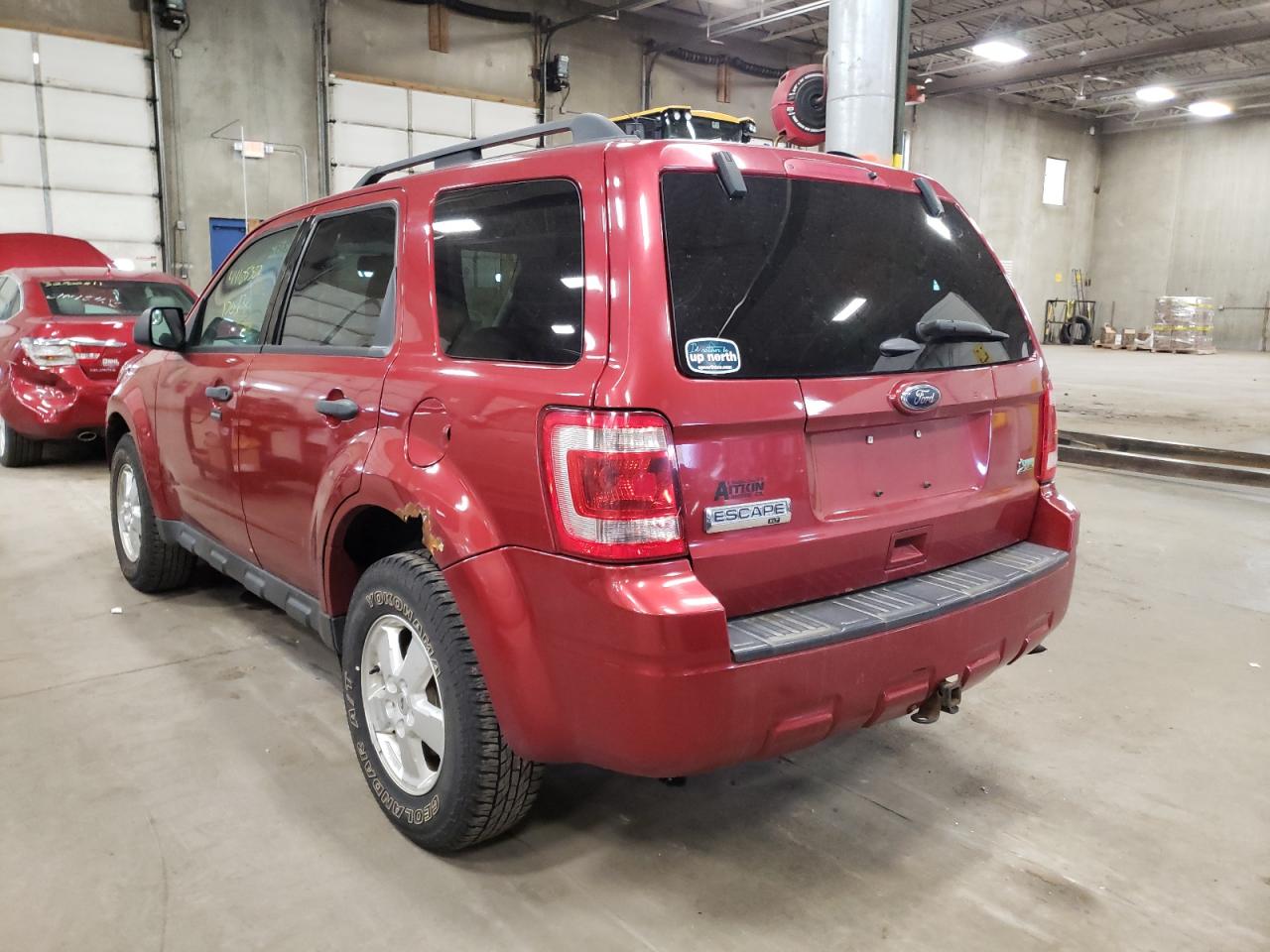Photo 3 from auction – 2012 FORD ESCAPE XLT with VIN 1FMCU9DG9CKC08024