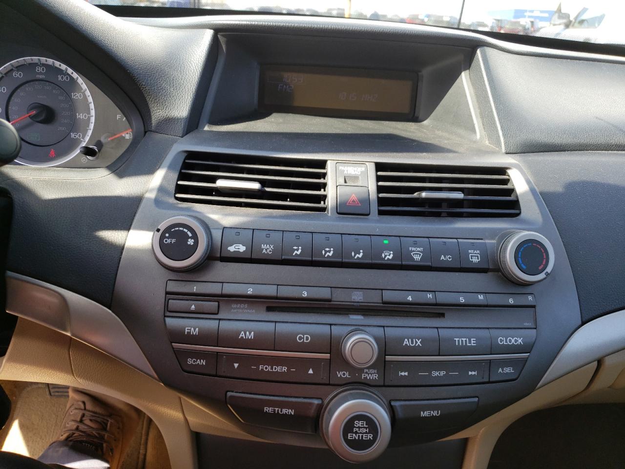 Photo 9 from auction – 2012 HONDA ACCORD with VIN 1HGCP2F61CA088962