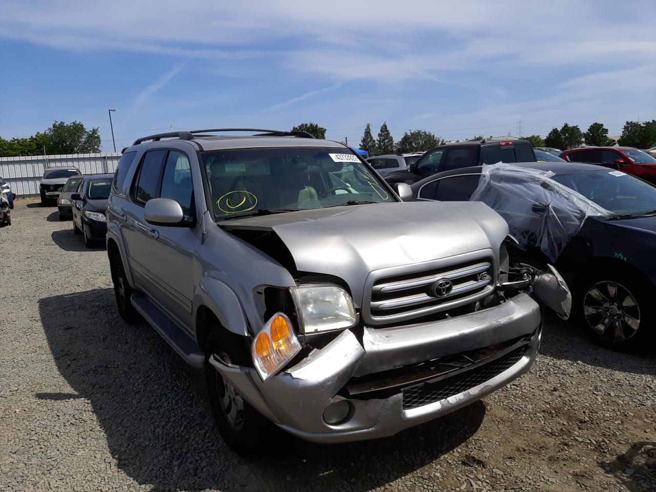 TOYOTA SEQUOIA LI 2002 with VIN 5TDBT48A12S086388 - Photo from auction
