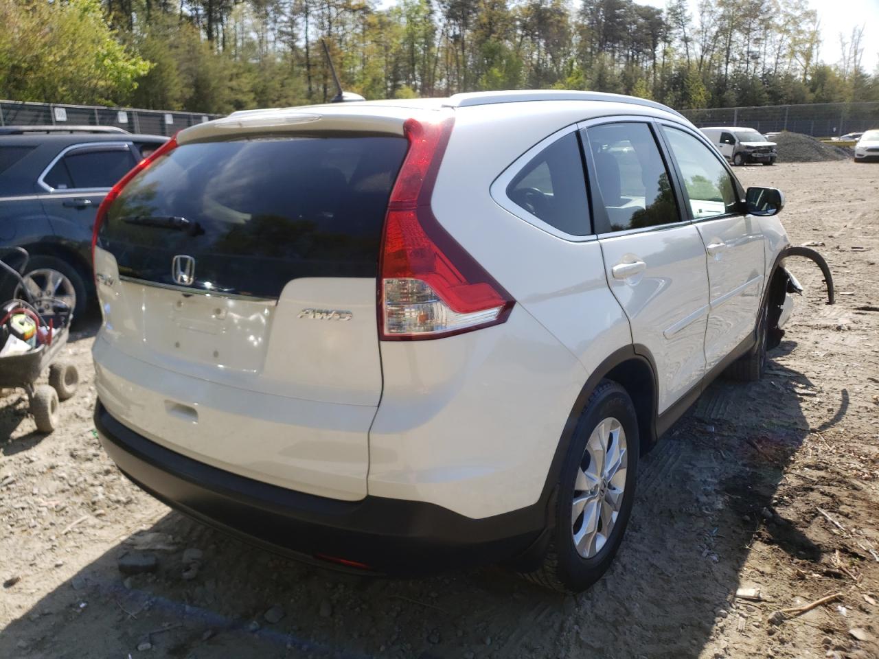 Photo 4 from auction – 2012 HONDA CR-V EXL with VIN 5J6RM4H71CL033378