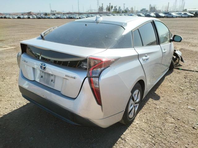 Photo 4 from auction – 2016 TOYOTA PRIUS with VIN JTDKARFU2G3020280