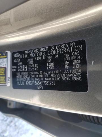 Photo 10 from auction – 2015 KIA SOUL + with VIN KNDJP3A5XF7181751