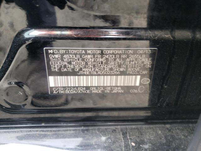 Photo 10 from auction – 2013 LEXUS GS 350 with VIN JTHBE1BLXD5023266