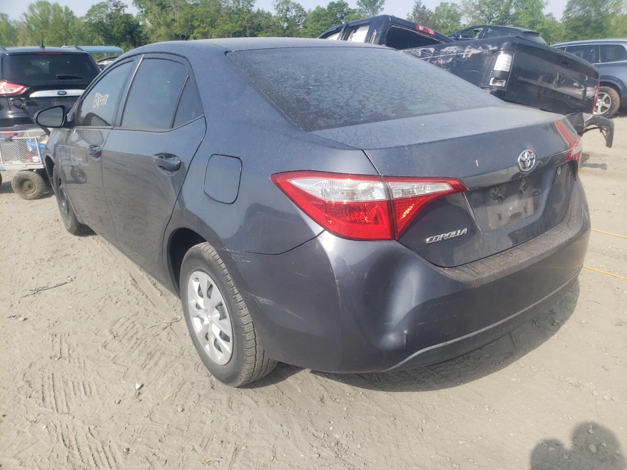 Photo 3 from auction – 2014 TOYOTA COROLLA L with VIN 2T1BURHE7EC020681