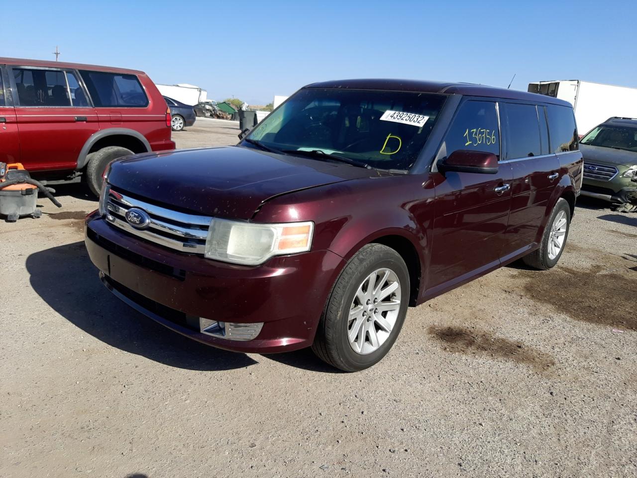 Photo 2 from auction – 2011 FORD FLEX SEL with VIN 2FMHK6CC5BBD13600