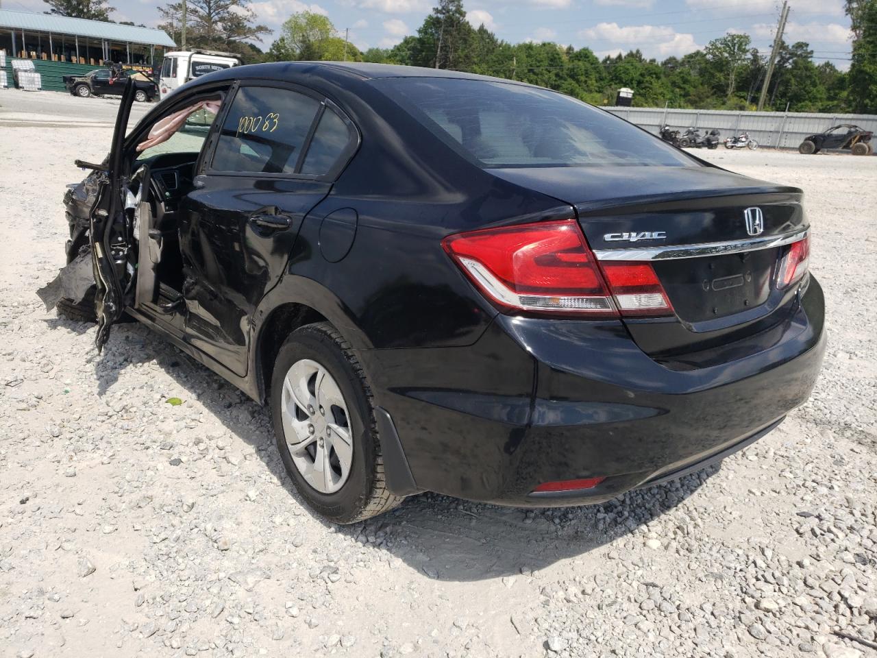 Photo 3 from auction – 2013 HONDA CIVIC LX with VIN 2HGFB2F56DH531466