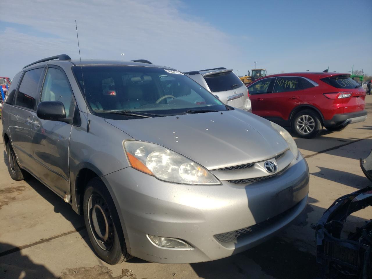 TOYOTA SIENNA CE 2008 with VIN 5TDZK23C48S165822 - Photo from auction