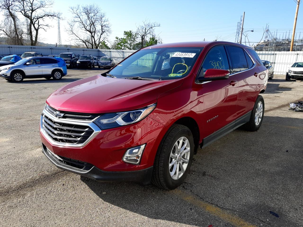 Photo 2 from auction – 2019 CHEVROLET EQUINOX LT with VIN 3GNAXUEVXKS589718
