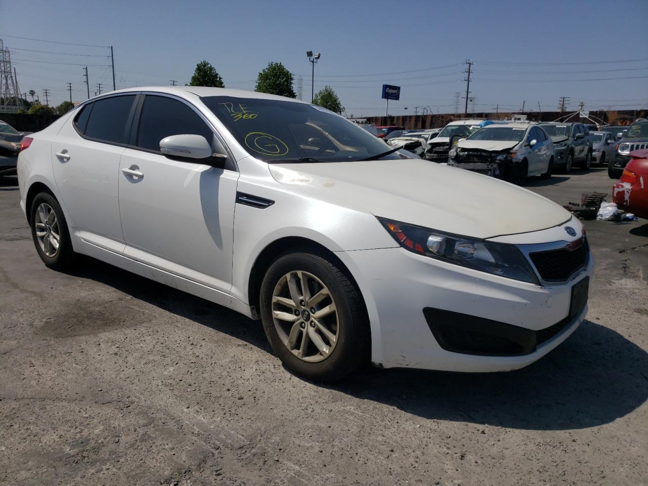 KIA OPTIMA LX 2011 with VIN KNAGM4A72B5164889 - Photo from auction
