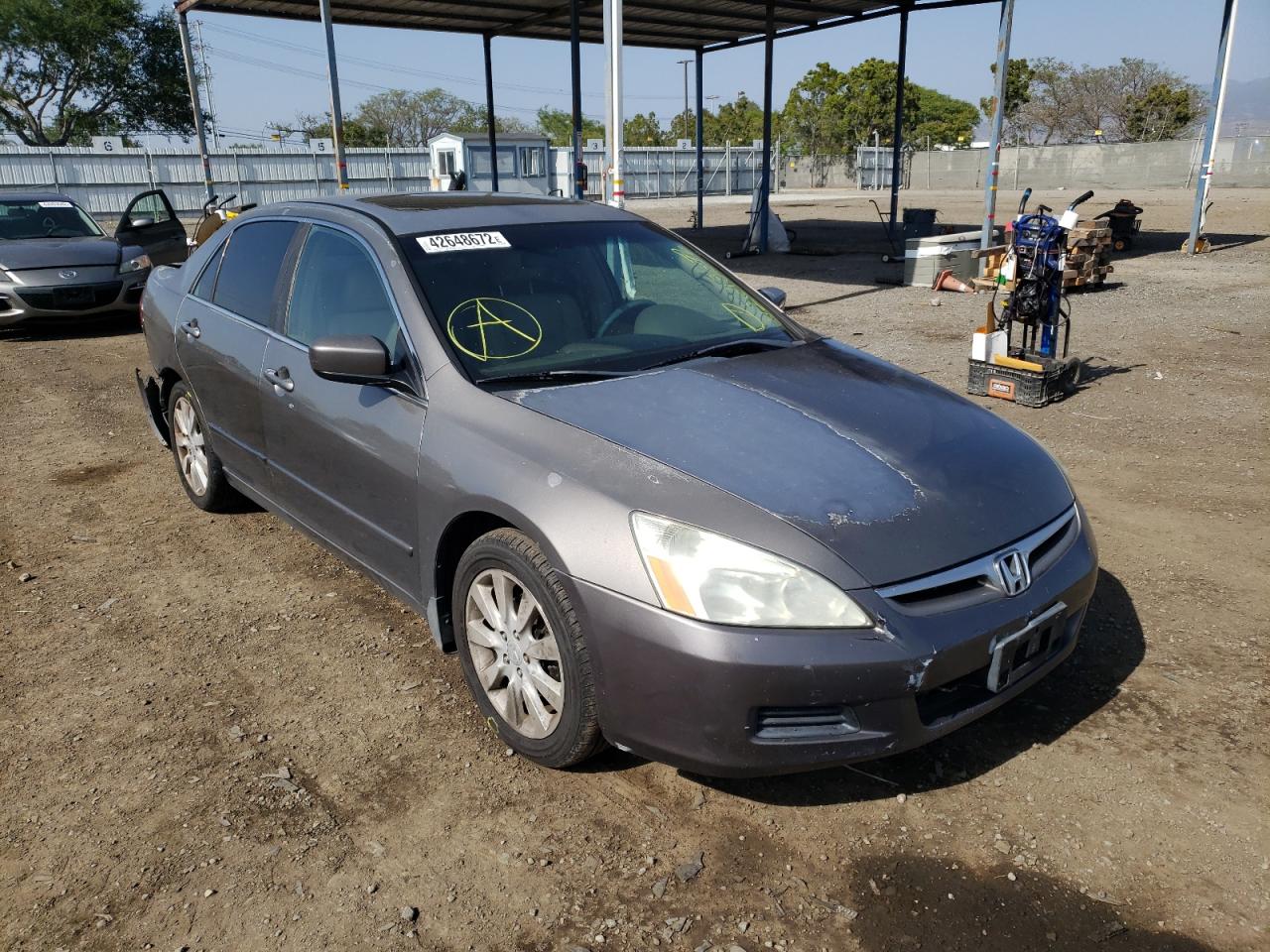 HONDA ACCORD EX 2006 with VIN 1HGCM66516A040552 - Photo from auction