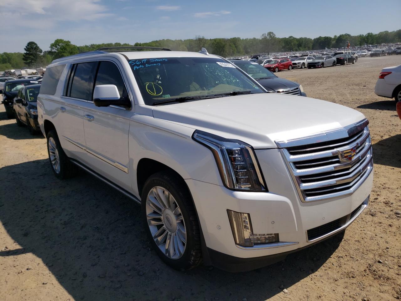 CADILLAC ESCALADE E 2017 with VIN 1GYS4KKJ6HR328863 - Photo from auction