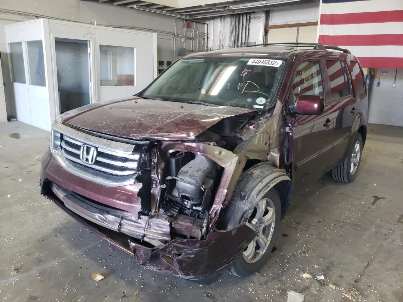 Photo 2 from auction – 2015 HONDA PILOT EXL with VIN 5FNYF4H5XFB062606