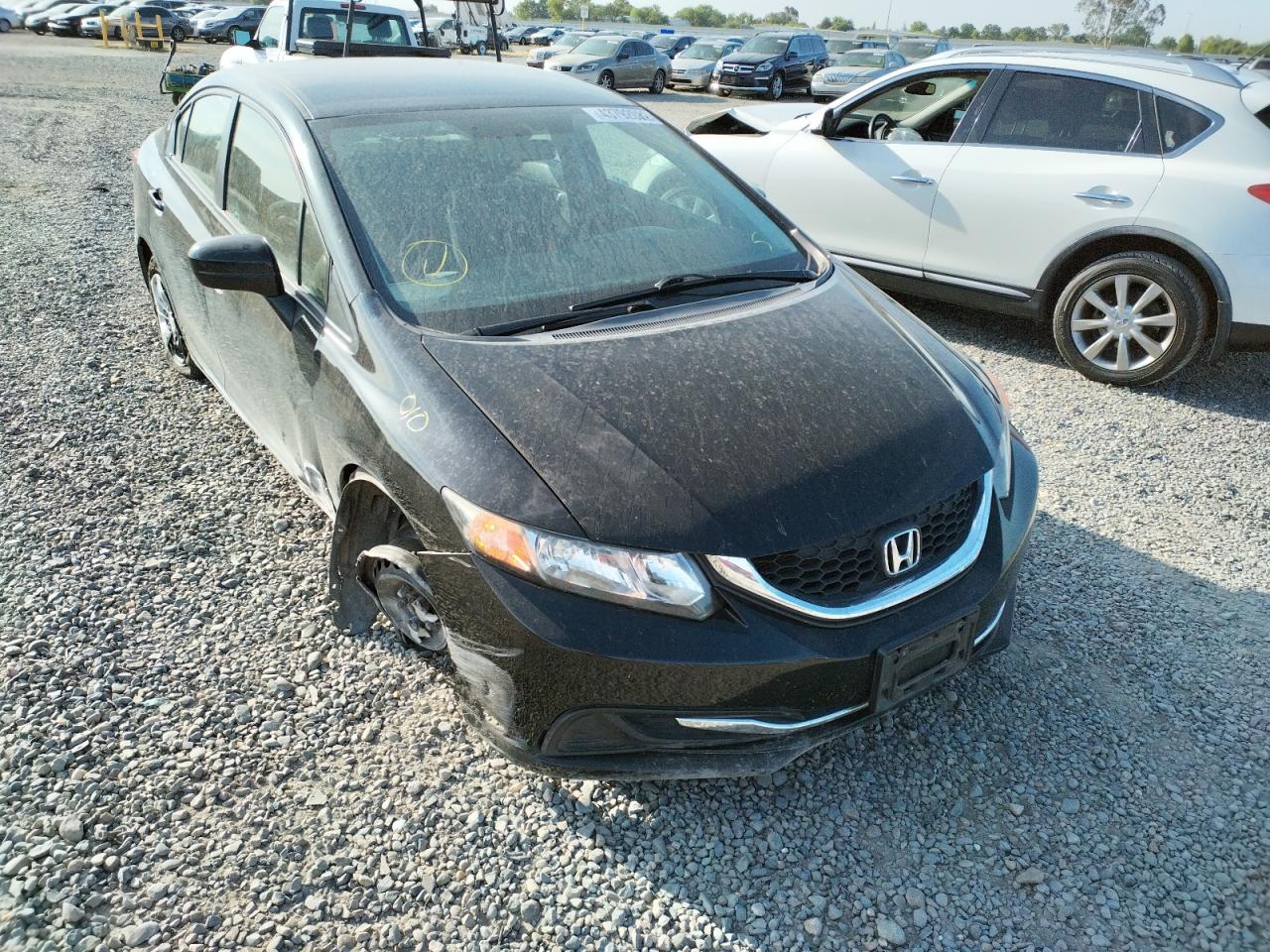 HONDA CIVIC LX 2015 with VIN 19XFB2F5XFE261719 - Photo from auction