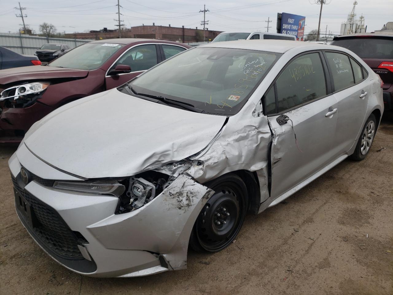 Photo 2 from auction – 2020 TOYOTA COROLLA LE with VIN JTDEPRAE3LJ083552