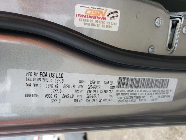 Photo 10 from auction – 2020 JEEP COMPASS LA with VIN 3C4NJCBB0LT169235