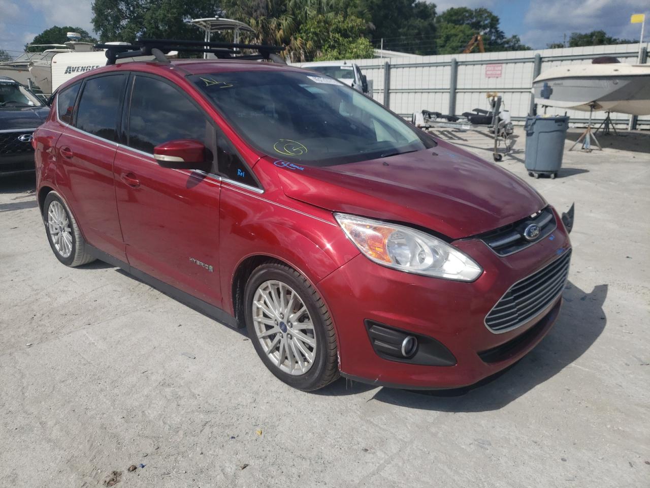 FORD C-MAX SEL 2013 with VIN 1FADP5BU2DL542558 - Photo from auction