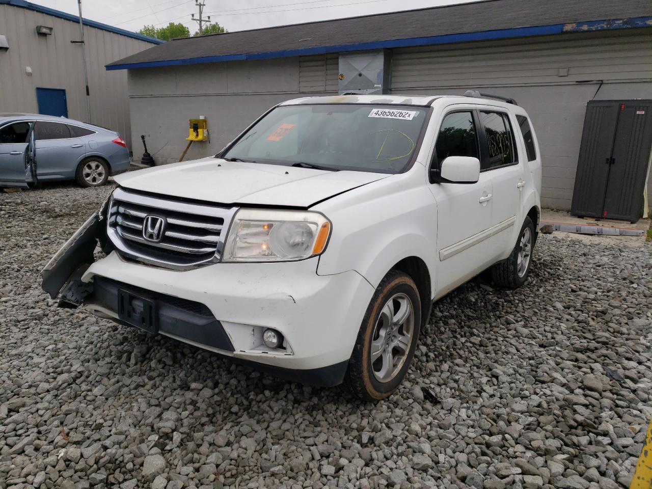 Photo 2 from auction – 2013 HONDA PILOT EXL with VIN 5FNYF3H51DB020008