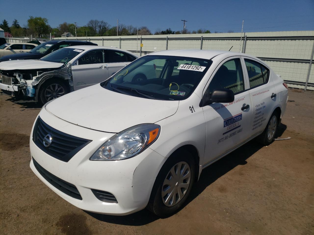 Photo 2 from auction – 2014 NISSAN VERSA S with VIN 3N1CN7AP7EL832256
