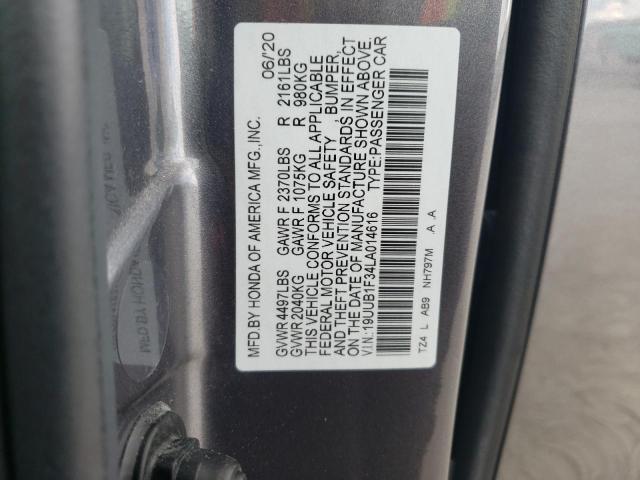 Photo 10 from auction – 2020 ACURA TLX with VIN 19UUB1F34LA014616