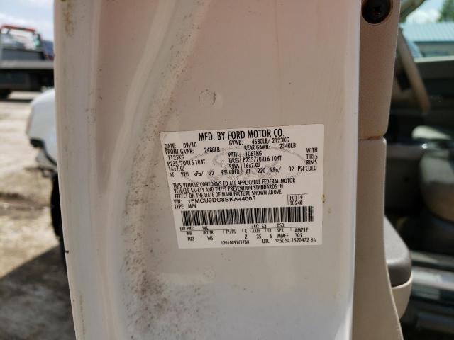 Photo 10 from auction – 2011 FORD ESCAPE XLT with VIN 1FMCU9DG8BKA44005
