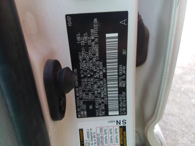 Photo 10 from auction – 2008 TOYOTA 4RUNNER SR with VIN JTEBU14R38K006169