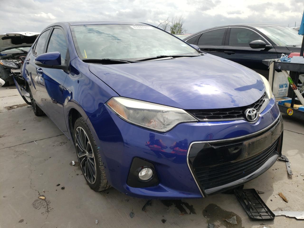 TOYOTA COROLLA L 2014 with VIN 5YFBURHE3EP052785 - Photo from auction