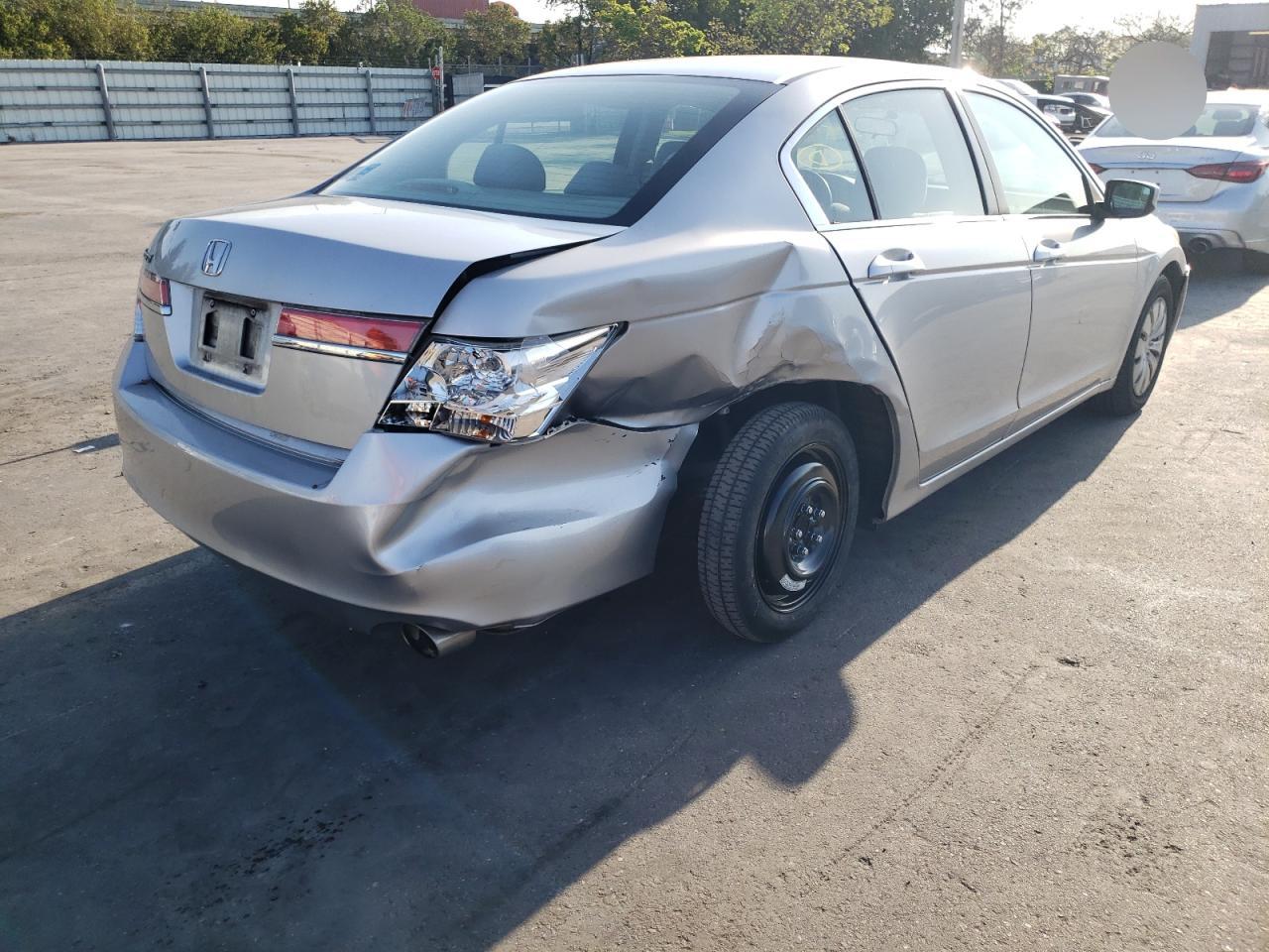 Photo 4 from auction – 2011 HONDA ACCORD LX with VIN 1HGCP2F32BA027883