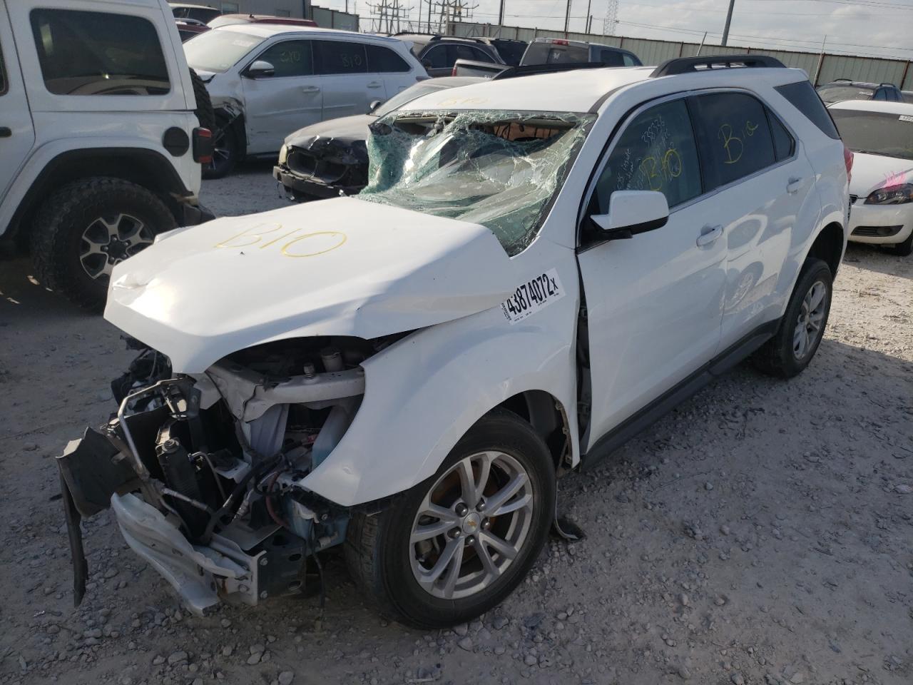 Photo 2 from auction – 2016 CHEVROLET EQUINOX LT with VIN 2GNALCEK2G1165982