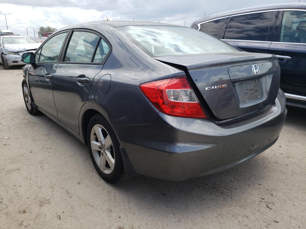 Photo 3 from auction – 2012 HONDA CIVIC LX with VIN 19XFB2F57CE068679