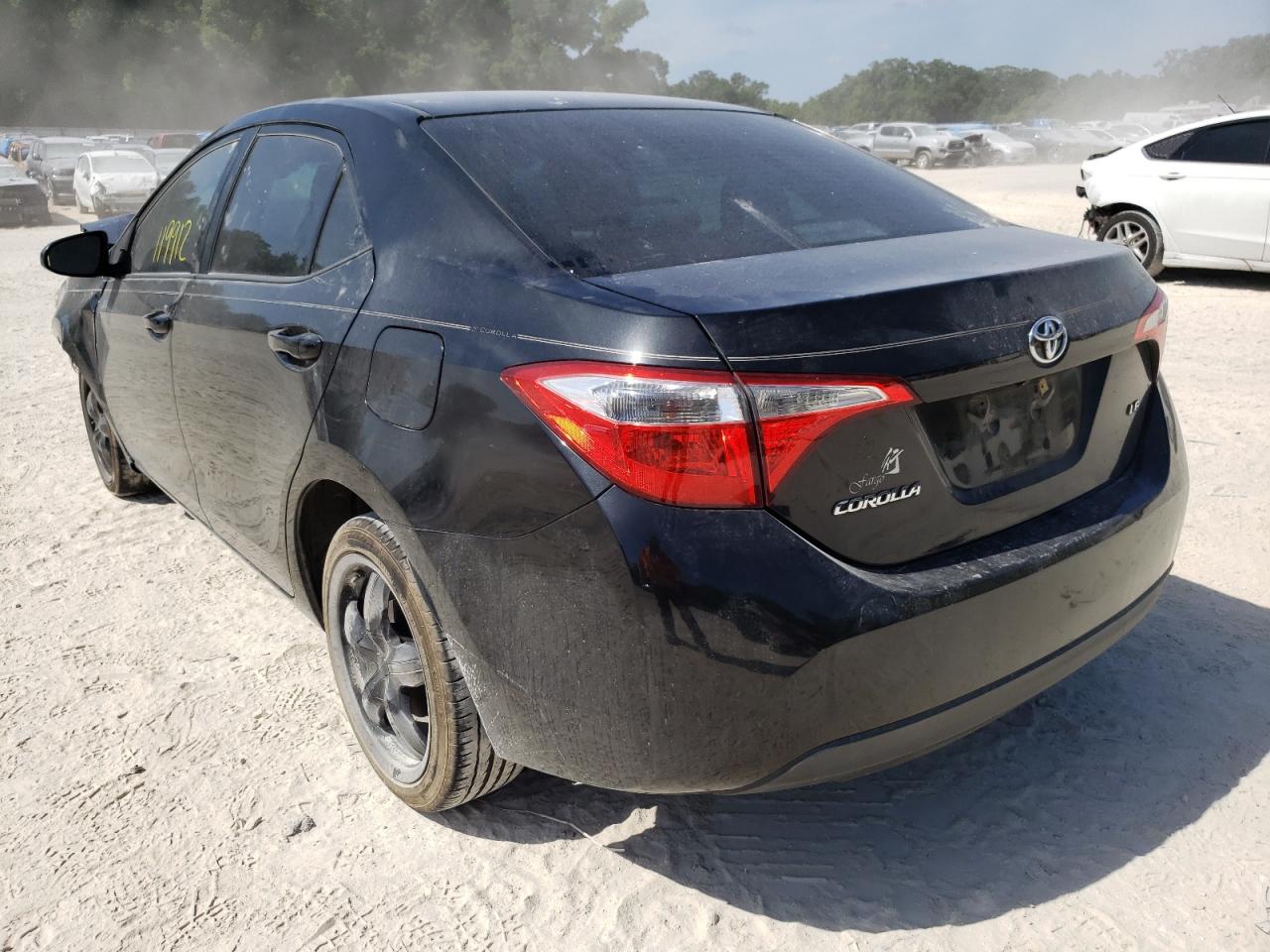 Photo 3 from auction – 2014 TOYOTA COROLLA L with VIN 2T1BURHE3EC043035