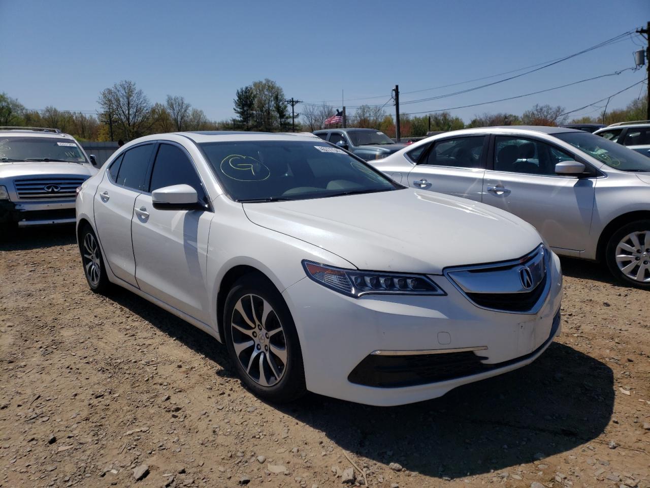 ACURA TLX 2017 with VIN 19UUB1F39HA010956 - Photo from auction