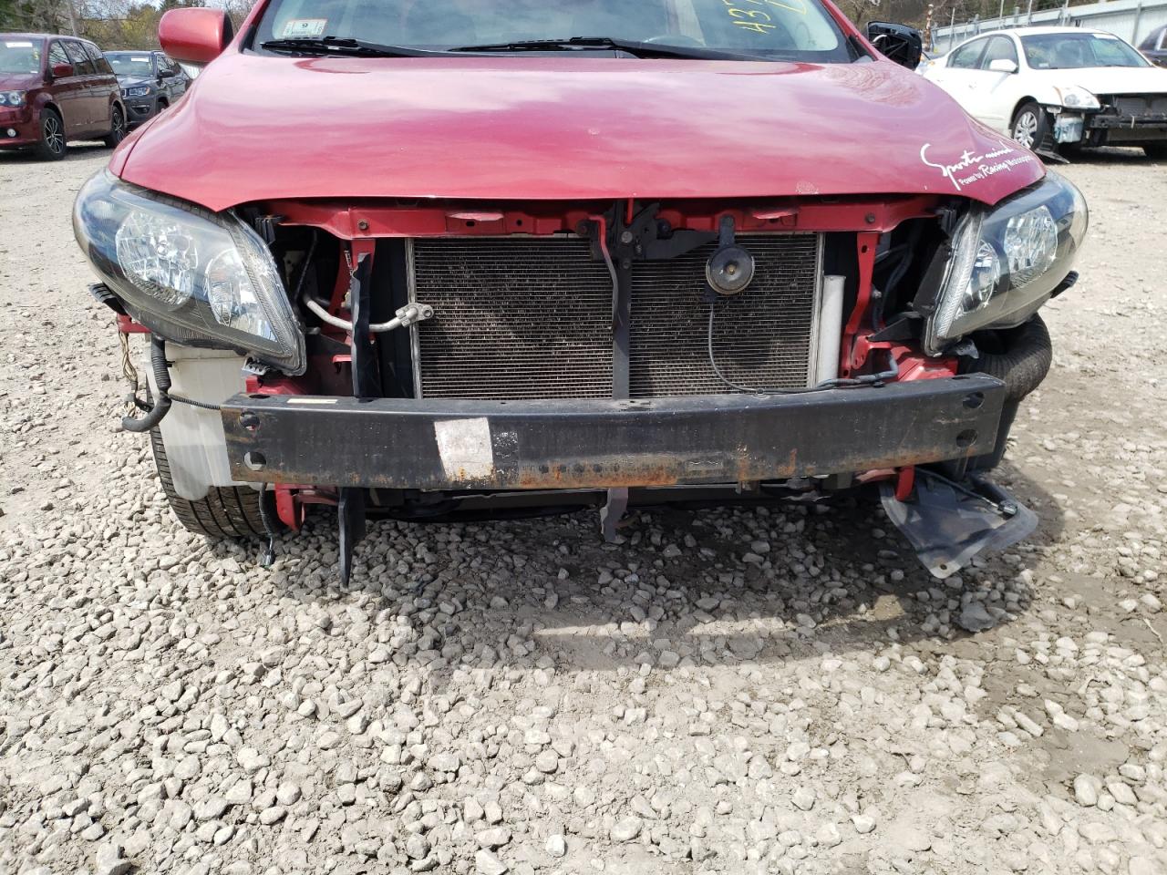 Photo 9 from auction – 2009 TOYOTA COROLLA BA with VIN 2T1BU40E49C052556