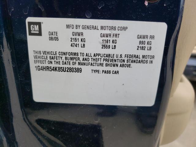 Photo 10 from auction – 2005 BUICK LESABRE LI with VIN 1G4HR54K85U280389