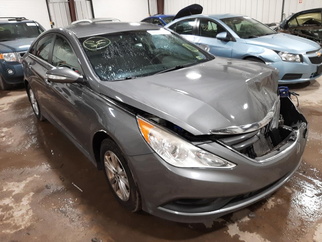 HYUNDAI SONATA GLS 2014 with VIN 5NPEB4AC7EH884299 - Photo from auction