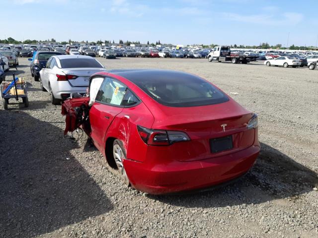 Photo 3 from auction – 2022 TESLA MODEL 3 with VIN 5YJ3E1EA9NF144399