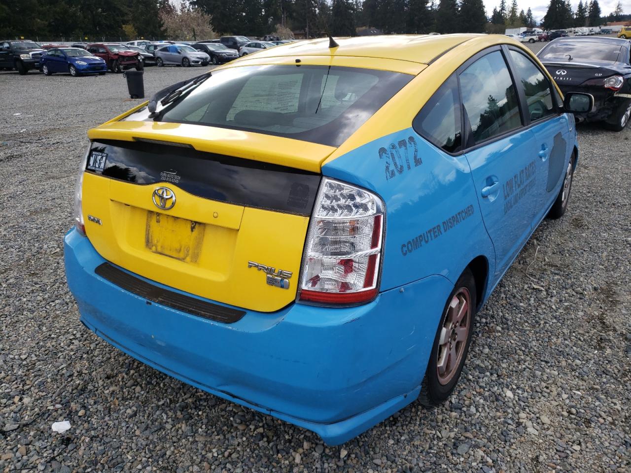 Photo 4 from auction – 2007 TOYOTA PRIUS with VIN JTDKB20UX77620213