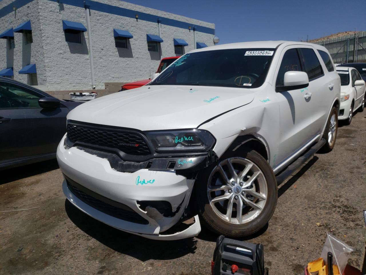 Photo 2 from auction – 2021 DODGE DURANGO GT with VIN 1C4RDJDG6MC766442