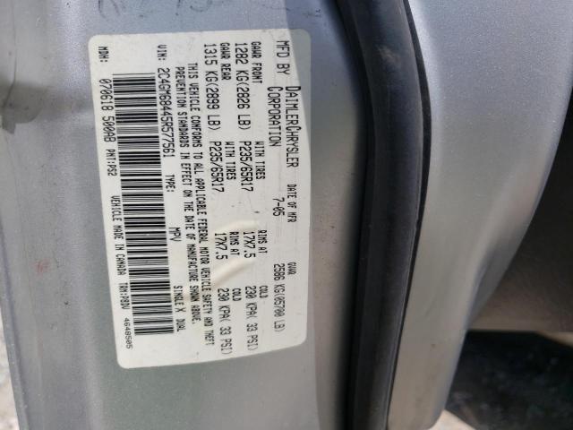 Photo 10 from auction – 2005 CHRYSLER PACIFICA T with VIN 2C4GM68445R577561