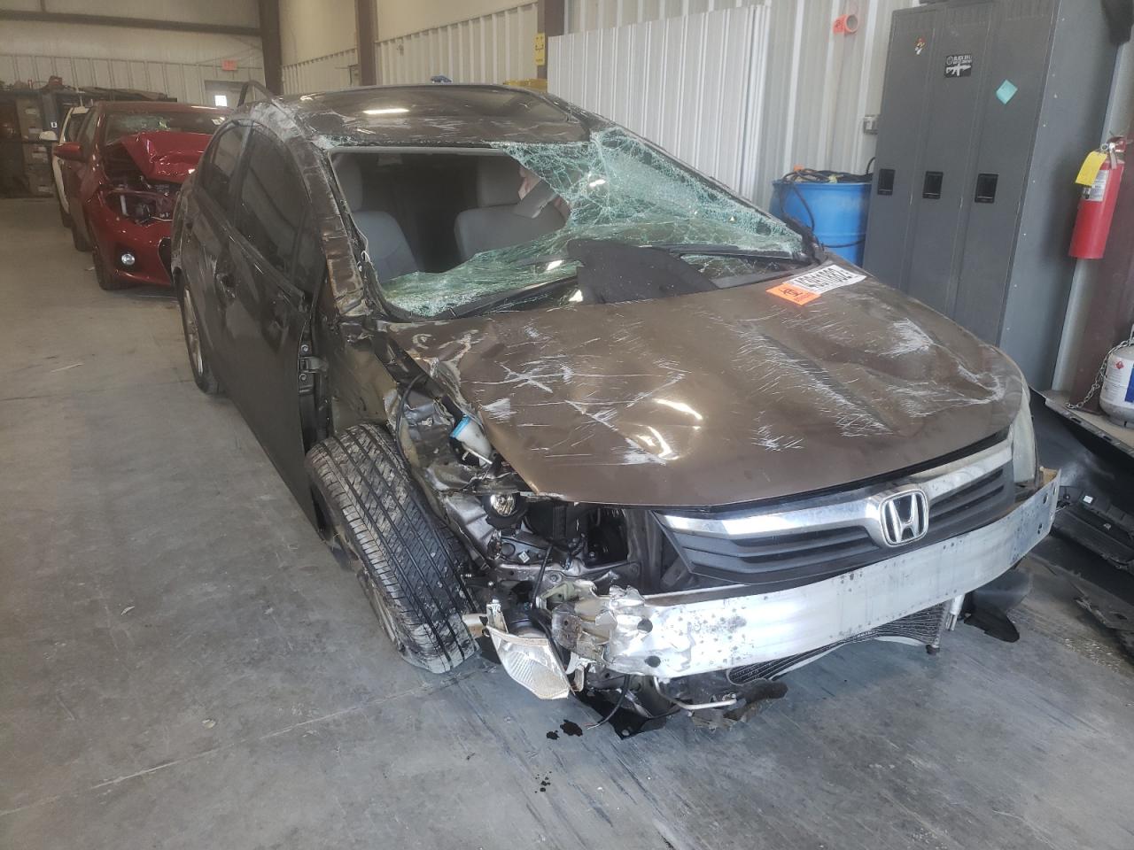 HONDA CIVIC EX 2012 with VIN 2HGFB2F81CH523543 - Photo from auction