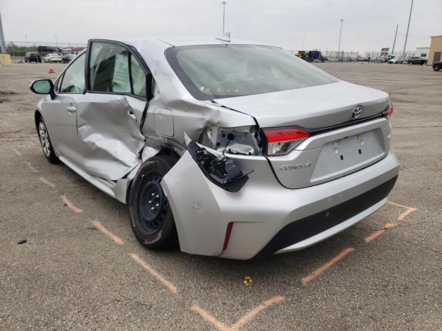 Photo 3 from auction – 2021 TOYOTA COROLLA LE with VIN JTDEPMAE7MJ138153