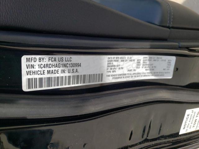 Photo 10 from auction – 2022 DODGE STRAT SXT with VIN 1C4RDHAG1NC130994