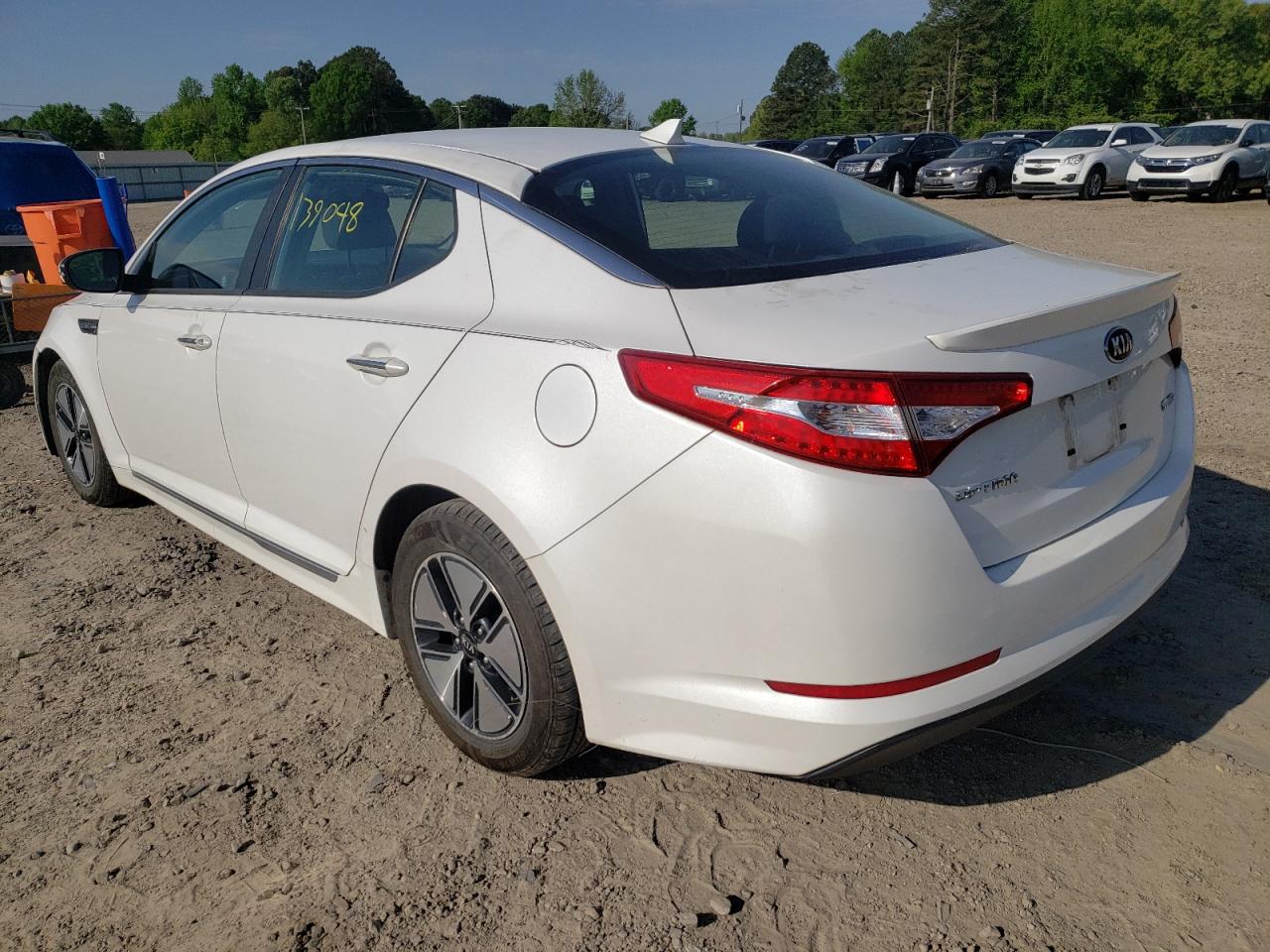 Photo 3 from auction – 2012 KIA OPTIMA HYB with VIN KNAGM4AD7C5031908
