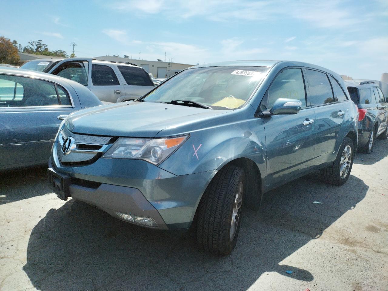 Photo 2 from auction – 2007 ACURA MDX TECHNO with VIN 2HNYD28357H538629
