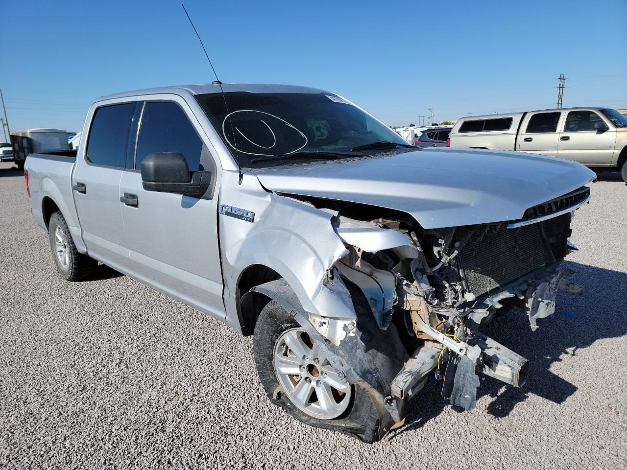 FORD F150 SUPER 2018 with VIN 1FTEW1C5XJKE46700 - Photo from auction