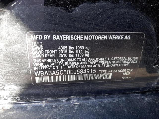 Photo 10 from auction – 2014 BMW 328 I with VIN WBA3A5C50EJ584915