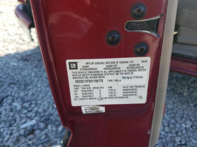Photo 10 from auction – 2006 CHEVROLET SILVERADO with VIN 2GCEC13TX61156178