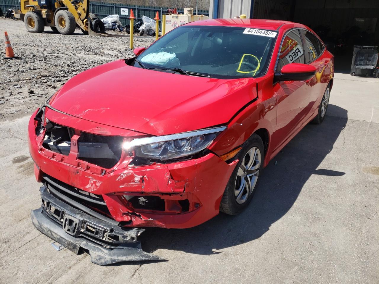 Photo 2 from auction – 2018 HONDA CIVIC LX with VIN 2HGFC2F58JH558810