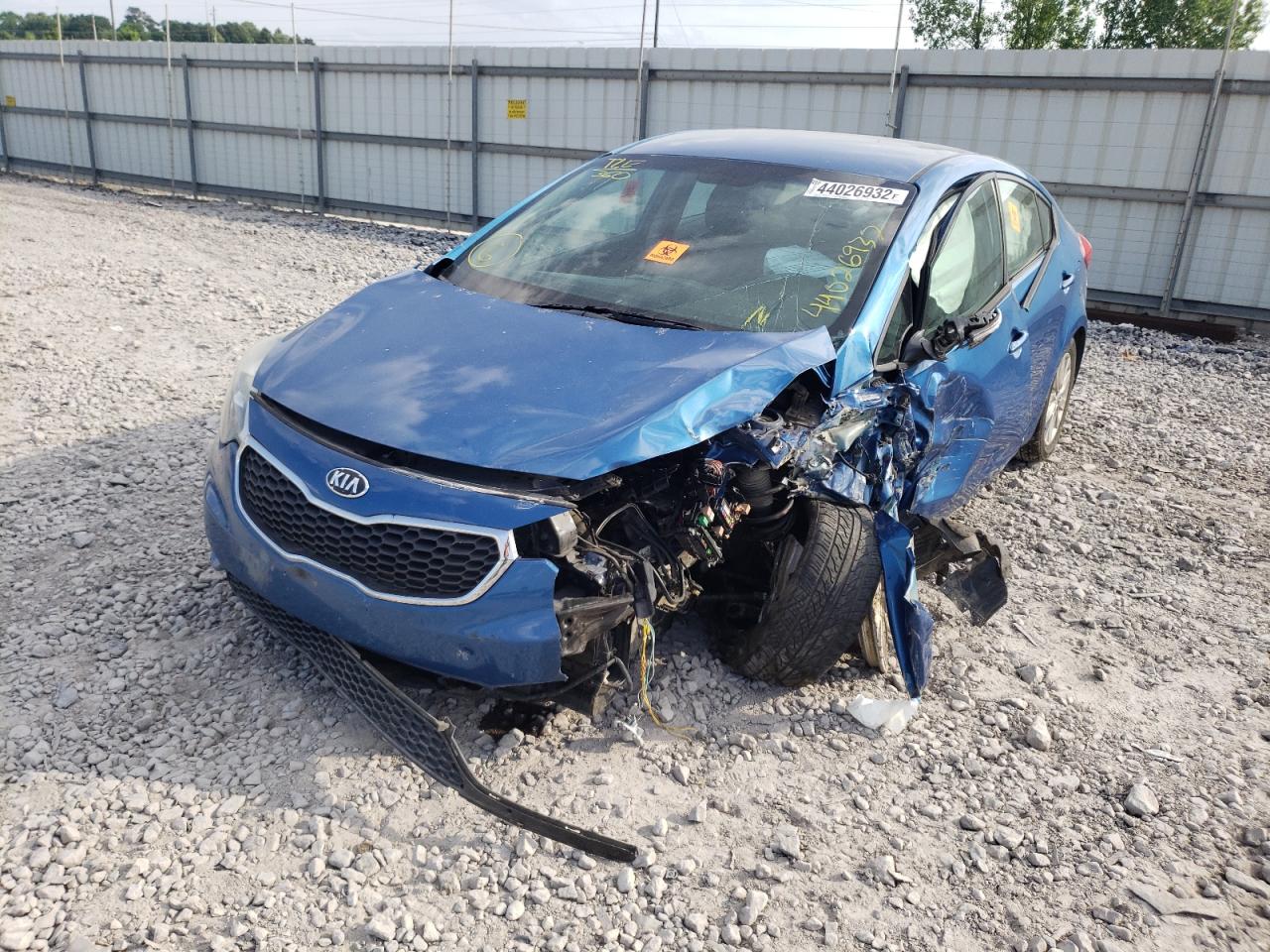 Photo 2 from auction – 2014 KIA FORTE LX with VIN KNAFX4A64E5205392